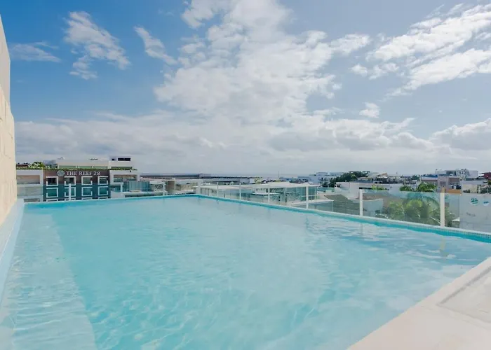 Chic Space, Private Balcony, Roof Pool, Good Wifi Ferienhaus Playa del Carmen
