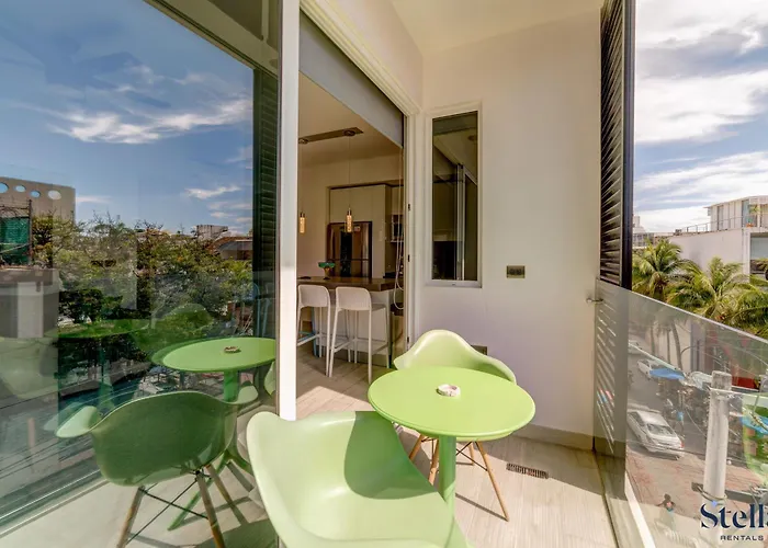 Chic Space, Private Balcony, Roof Pool, Good Wifi Playa del Carmen